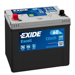 12V 60Ah Exide Excell High Japanese L+